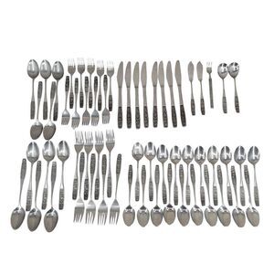 Interpur Japan Stainless Steel INR28 Flatware Silverware Cutlery Set Forks Spoon